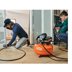 RIDGID R69603FK 6 Gal. Portable Electric Pancake Air Compressor
