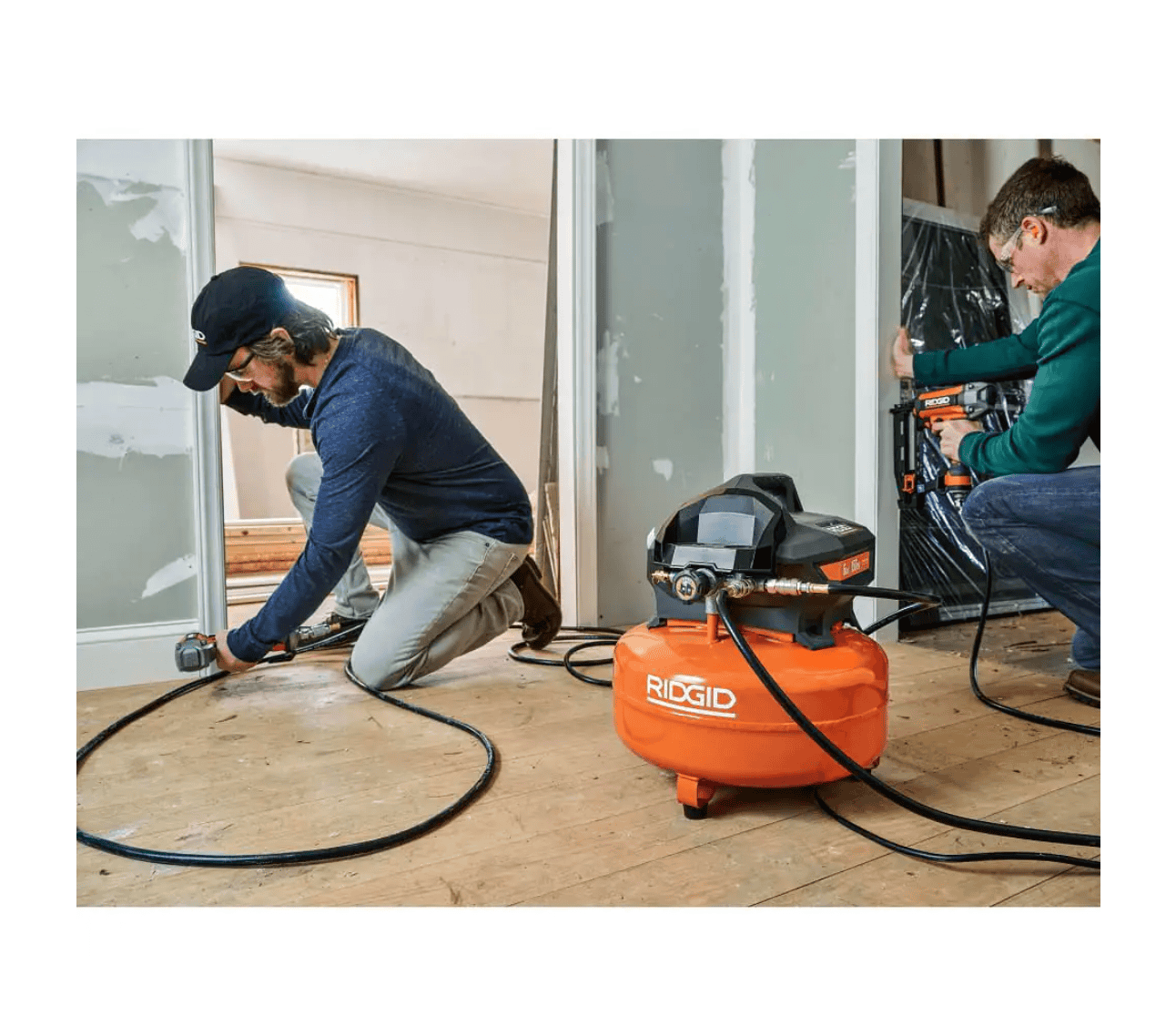 RIDGID R69603FK 6 Gal. Portable Electric Pancake Air Compressor