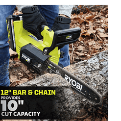 RYOBI RY40509BTL 40V HP Brushless 12 in. Top Handle Cordless Battery Chainsaw (Tool Only)