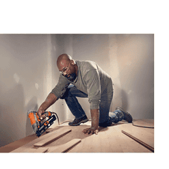 RIDGID R250AFF Pneumatic 15-Gauge 2-1/2 in. Angled Finish Nailer with CLEAN DRIVE Technology, Tool Bag, and Sample Nails