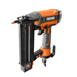 RIDGID R69601FKN 6 Gal. Electric Pancake Air Compressor and Pneumatic 18-Gauge 2-1/8 in. Brad Nailer