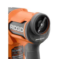 RIDGID R09891B-AC840020PN 18V Brushless Cordless 18-Gauge 2-1/8 in. Brad Nailer with (2) MAX Output 2.0 Ah Batteries