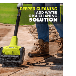 RYOBI P2904BTL ONE+ 18V Cordless Battery Outdoor Patio Sweeper (Tool Only)
