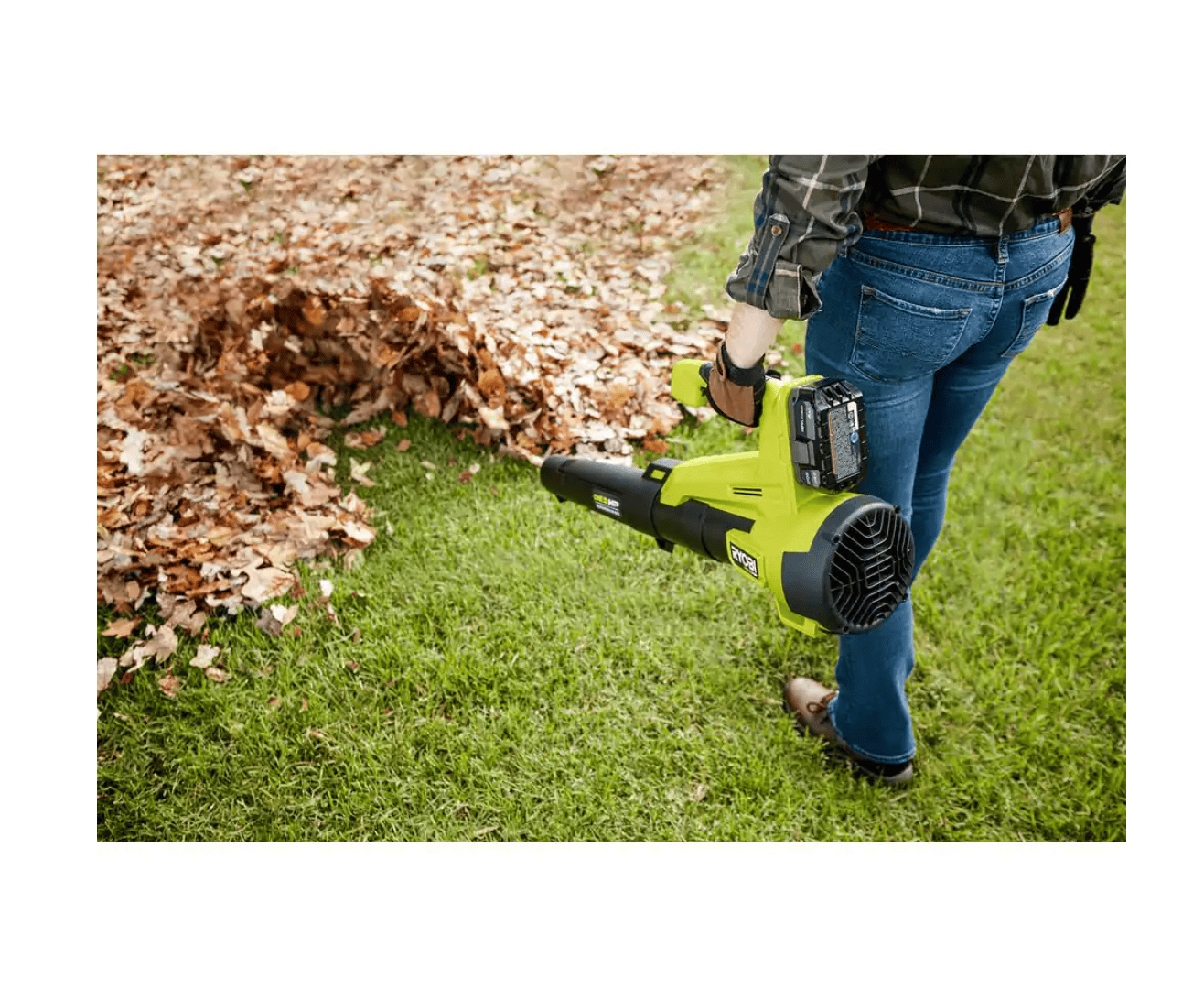 RYOBI P21120-HDG ONE+ HP 18V Brushless 110 MPH 350 CFM Cordless Jet Fan Leaf Blower