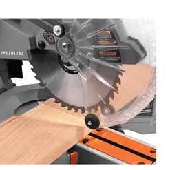 RIDGID Miter Saw R48607B 18V Brushless 7-1/4 in. Dual Bevel Sliding (Tool Only)