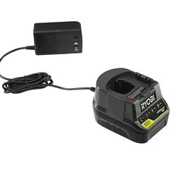 RYOBI PSBID01K-PSBRS01B ONE+ HP 18V Brushless Cordless Compact 1/4 in. Impact Driver and One-Handed Recip Saw Kit with (2) Batteries, Charger