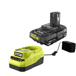 RYOBI P225-PSK005 ONE+ 18V Brushless Cordless Drywall Screw Gun with 2.0 Ah Battery and Charger