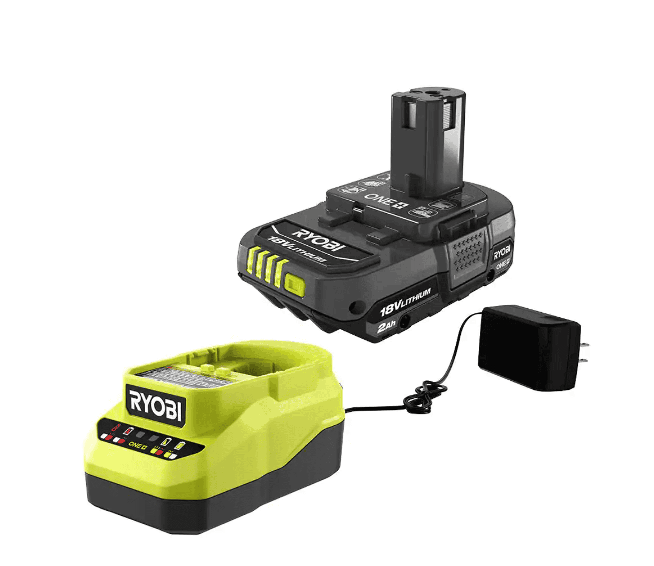 RYOBI P225-PSK005 ONE+ 18V Brushless Cordless Drywall Screw Gun with 2.0 Ah Battery and Charger