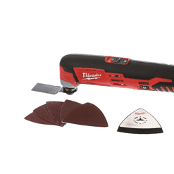 Milwaukee 2415-20-2426-20-48-11-2460 M12 12V Lithium-Ion Cordless 3/8 in. Right Angle Drill with M12 Oscillating Multi-Tool and 6.0 Ah XC Battery Pack