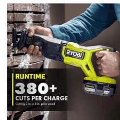 RYOBI PBLRS01B-A233501 ONE+ HP 18V Brushless Cordless Reciprocating Saw (Tool Only)
