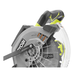 RYOBI TSS103-A181001 15 Amp 10 in. Corded Sliding Compound Miter Saw with 10 in. 24 Carbide Teeth Thin Kerf Miter Saw Blade