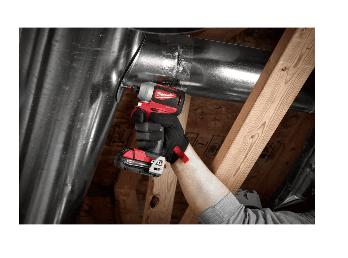 Milwaukee 2850-22CT M18 18V Lithium-Ion Brushless Cordless 1/4 in. Impact Driver Kit with Two 2.0 Ah Batteries, Charger and Hard Case