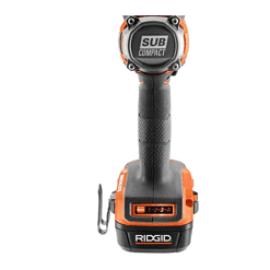 RIDGID R87208K 18V SubCompact Brushless Cordless 1/2 in. Impact Wrench Kit with 2.0 Ah Battery, 18V Charger, and Bag