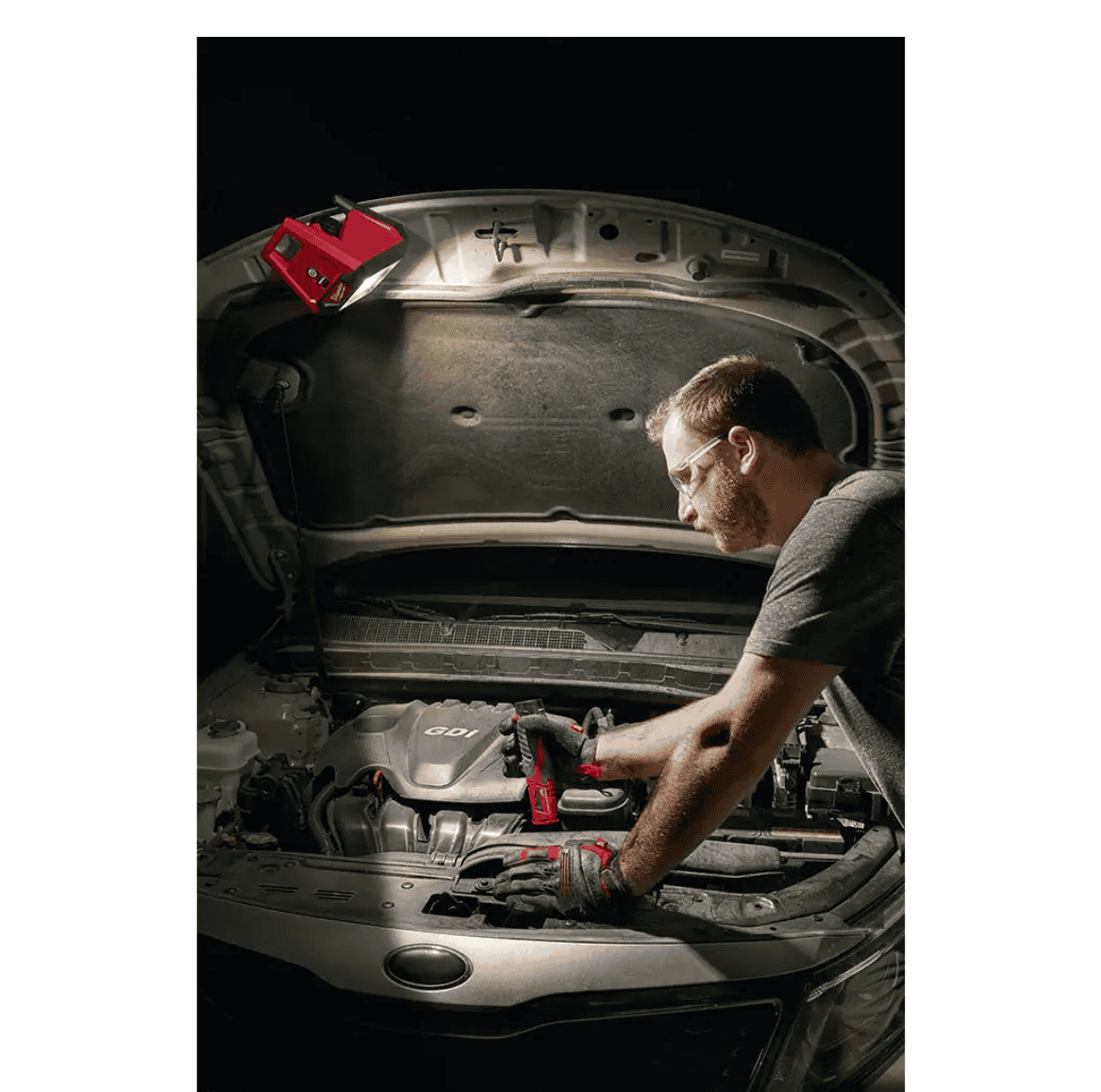Milwaukee 2551-22-2364-20 M12 FUEL SURGE 12V Lithium-Ion Brushless Cordless 1/4 in. Hex Impact Driver Compact Kit with M12 Flood Light