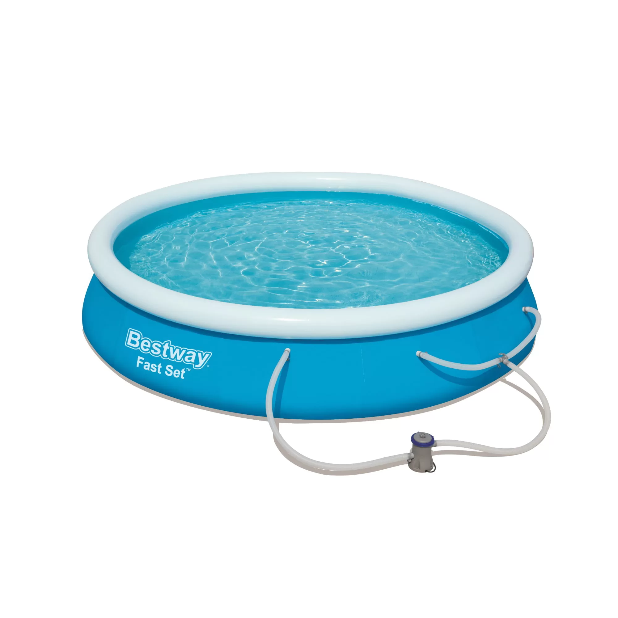 Bestway Fast Set 12' x 30" Swimming Pool Set with Filter Pump