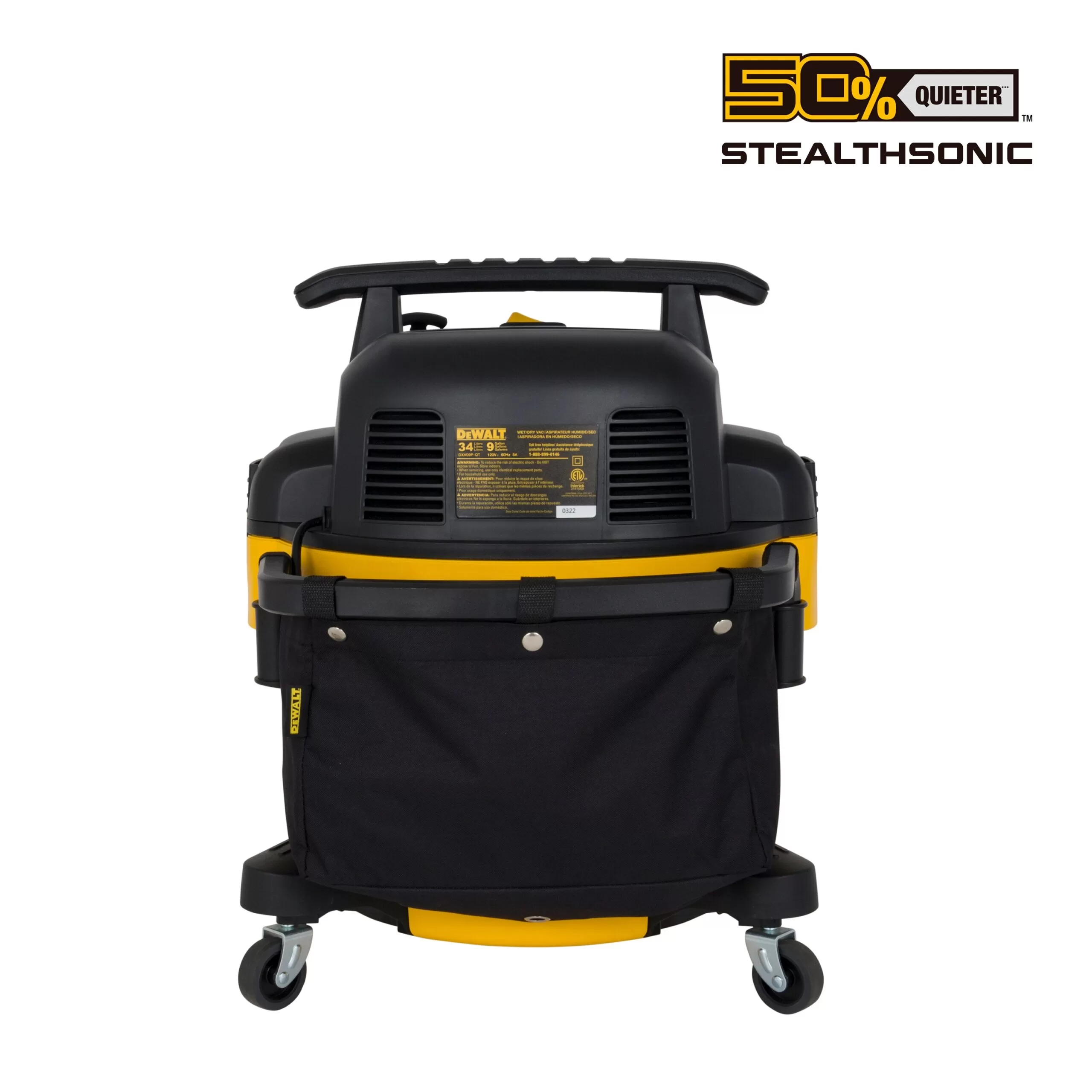 DEWALT 9-Gallons 5-HP Corded Wet/Dry Shop Vacuum with Accessories Included - Image 5