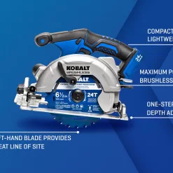 Alternative view of Kobalt 24-volt Max 6-1/2-in Cordless Circular Saw