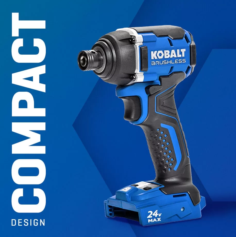 Kobalt 4-Tool 24-volt Max Brushless Power Tool Combo Kit with Soft Case (1 Li-ion Battery Included and Charger Included) - Image 4