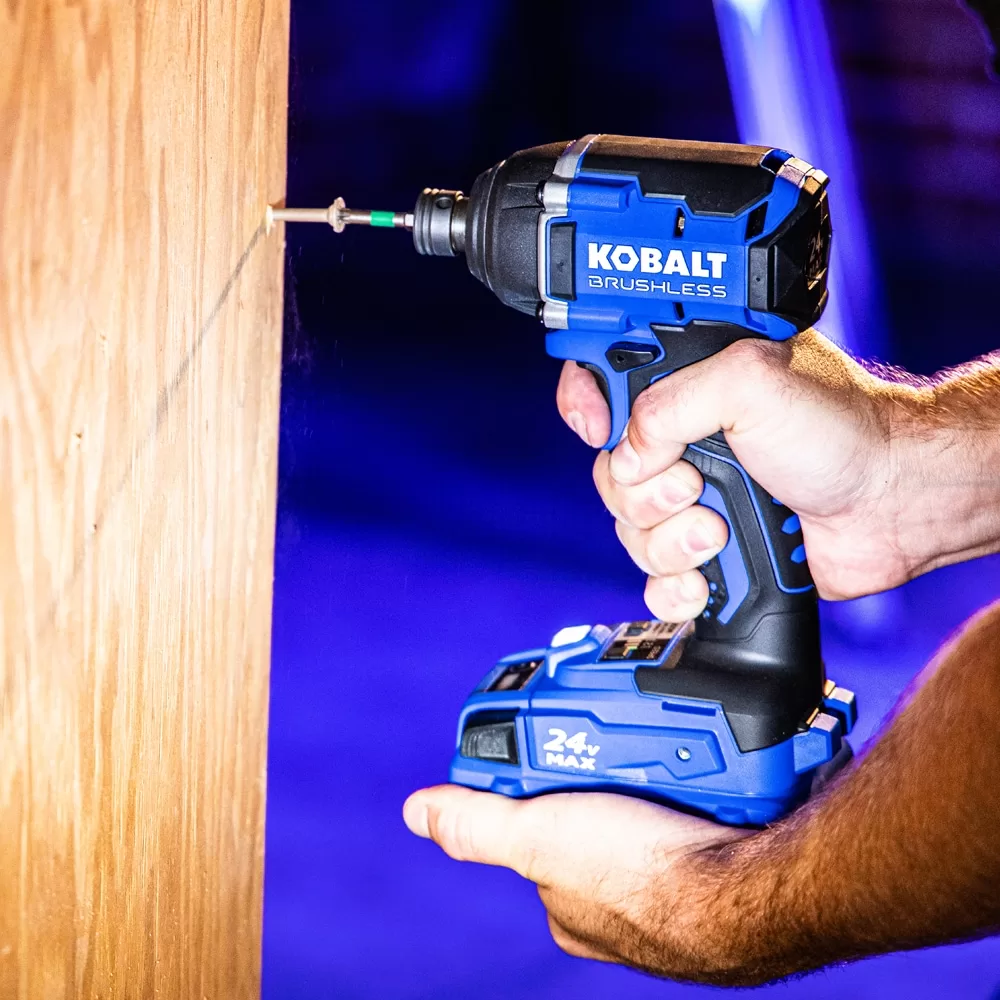 Kobalt 4-Tool 24-volt Max Brushless Power Tool Combo Kit with Soft Case (1 Li-ion Battery Included and Charger Included) - Image 13