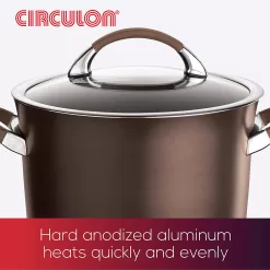 Alternative view of Circulon 82765 Hard Anodized Cookware Set 15-in Aluminum Cookware Set with Lid(s) Included, 11-Piece