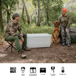 Alternative view of Igloo  120-Quart Insulated Chest Cooler