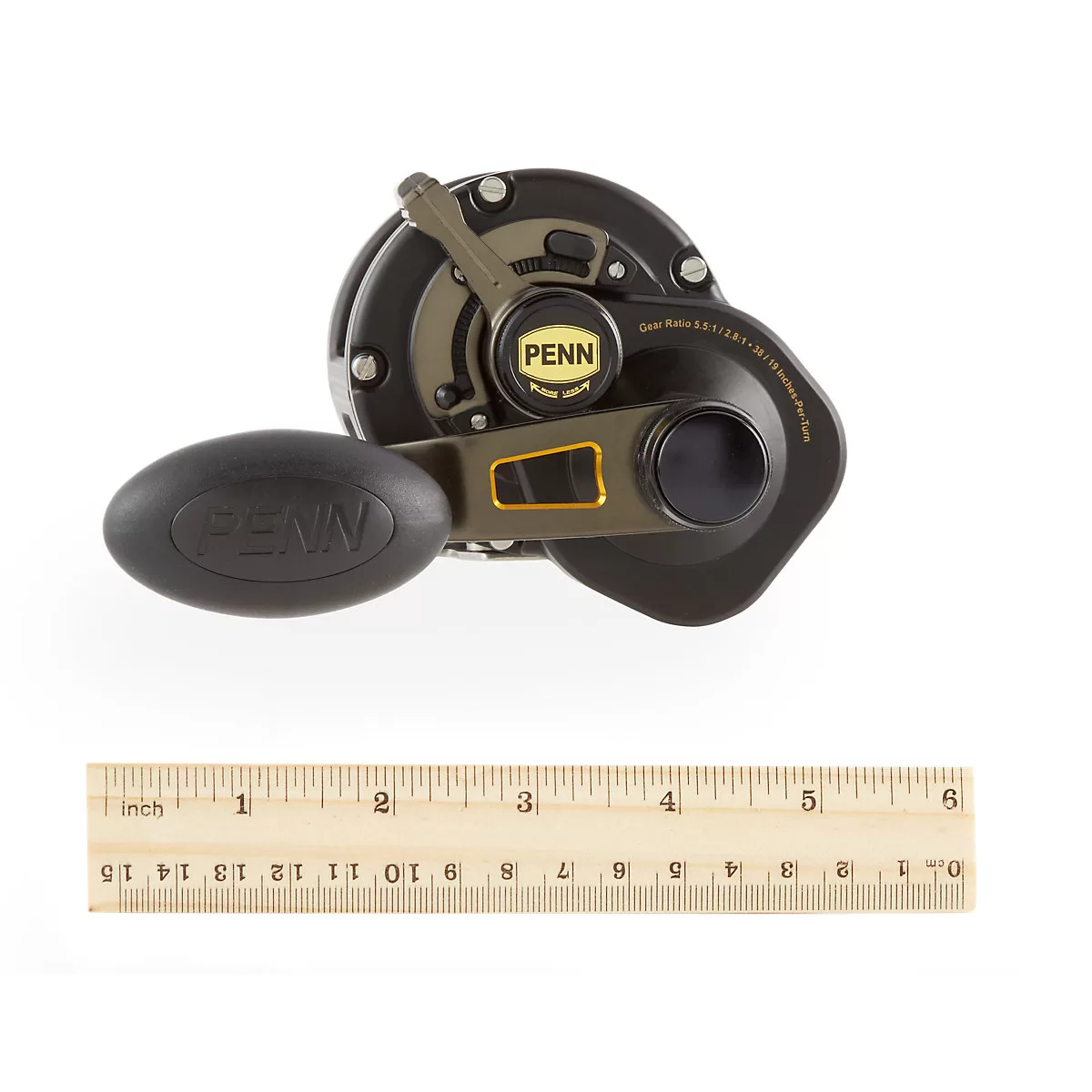 PENN Fathom Lever Drag 2 Speed Conventional Reel, Size 25N, Right-Hand