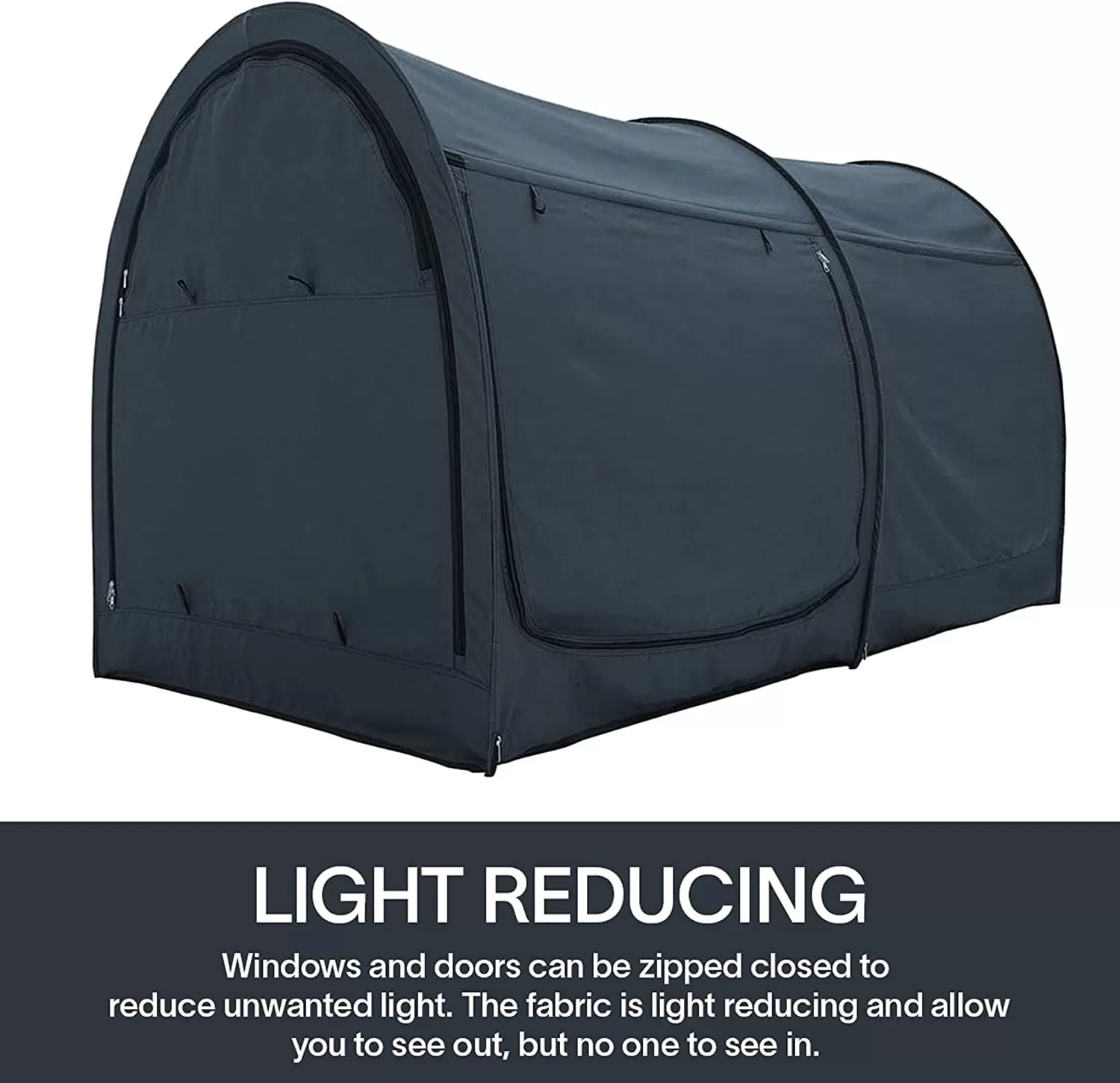Alvantor Bed Tent Pop Up Canopy Twin Size Charcoal