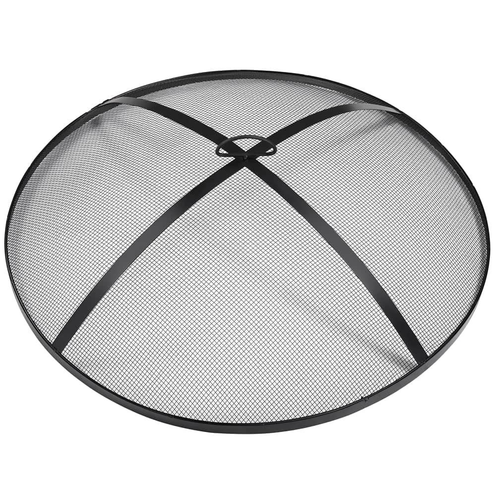 Yaheetech 36" Round Wood Bronze Finish Iron Fire Pit