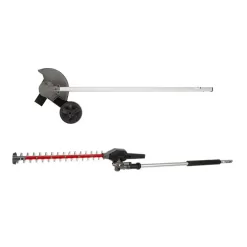 Milwaukee 49-16-2718-49-16-2719 M18 FUEL QUIK-LOK 8 in. Edger Attachment and M18 FUEL QUIK-LOK Hedge Trimmer Attachment (2-Tool)