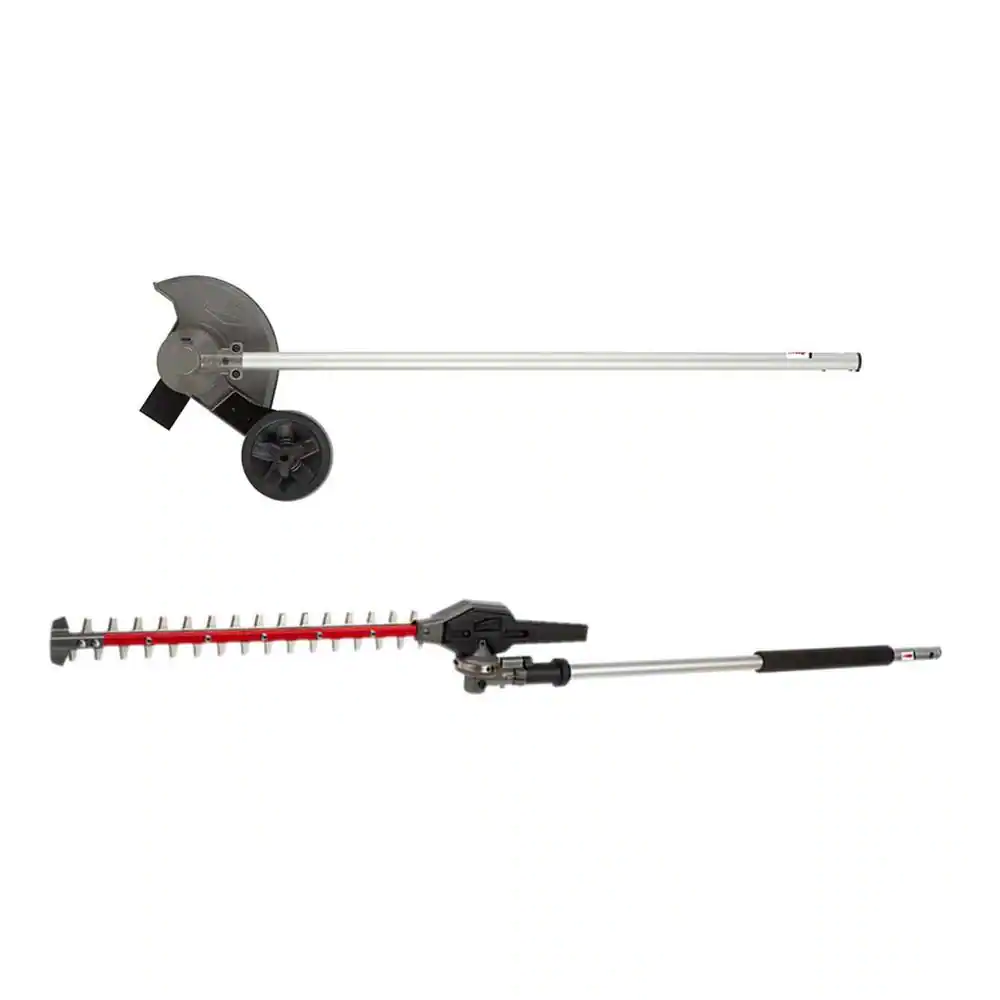 Milwaukee 49-16-2718-49-16-2719 M18 FUEL QUIK-LOK 8 in. Edger Attachment and M18 FUEL QUIK-LOK Hedge Trimmer Attachment (2-Tool)