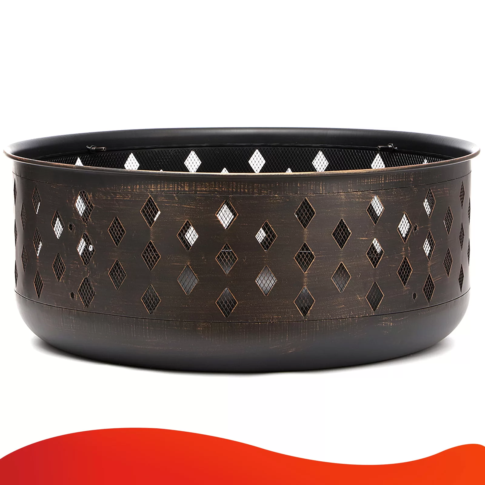 SinglyFire 36 Inch Fire Pits for Outside Large Outdoor Fire Pit