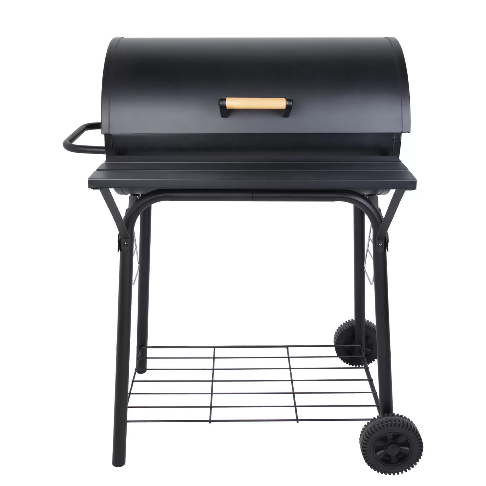 UTEN Outdoor BBQ Grill Charcoal Barbecue Pit Backyard Meat Cooker Smoker Black