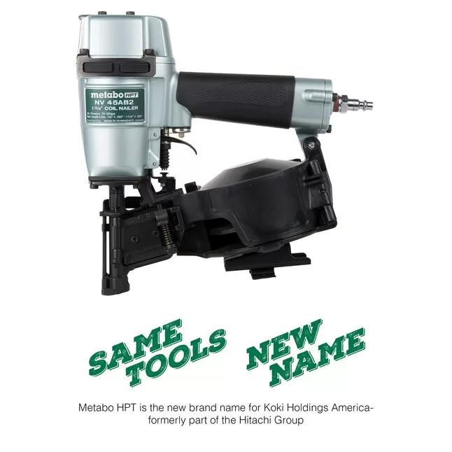 Metabo HPT NV45AB2M 15-Degree Pneumatic Roofing Nail Gun (Nailer) - Image 9