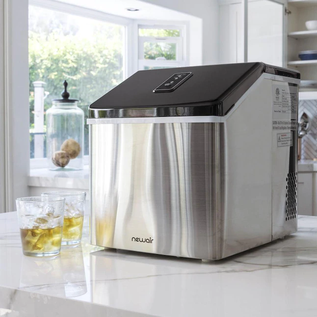 Newair Silver Counter Top Ice Maker Machine,Compact Automatic Ice Maker, Cubes Ready - Image 14