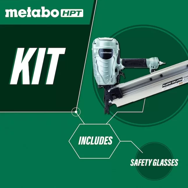 Metabo HPT NR90AES1M 21-Degree Pneumatic Framing Nail Gun (Nailer) - Image 3