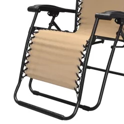 Caravan Global 2 Pack Steel Zero-Gravity Chair - Beige