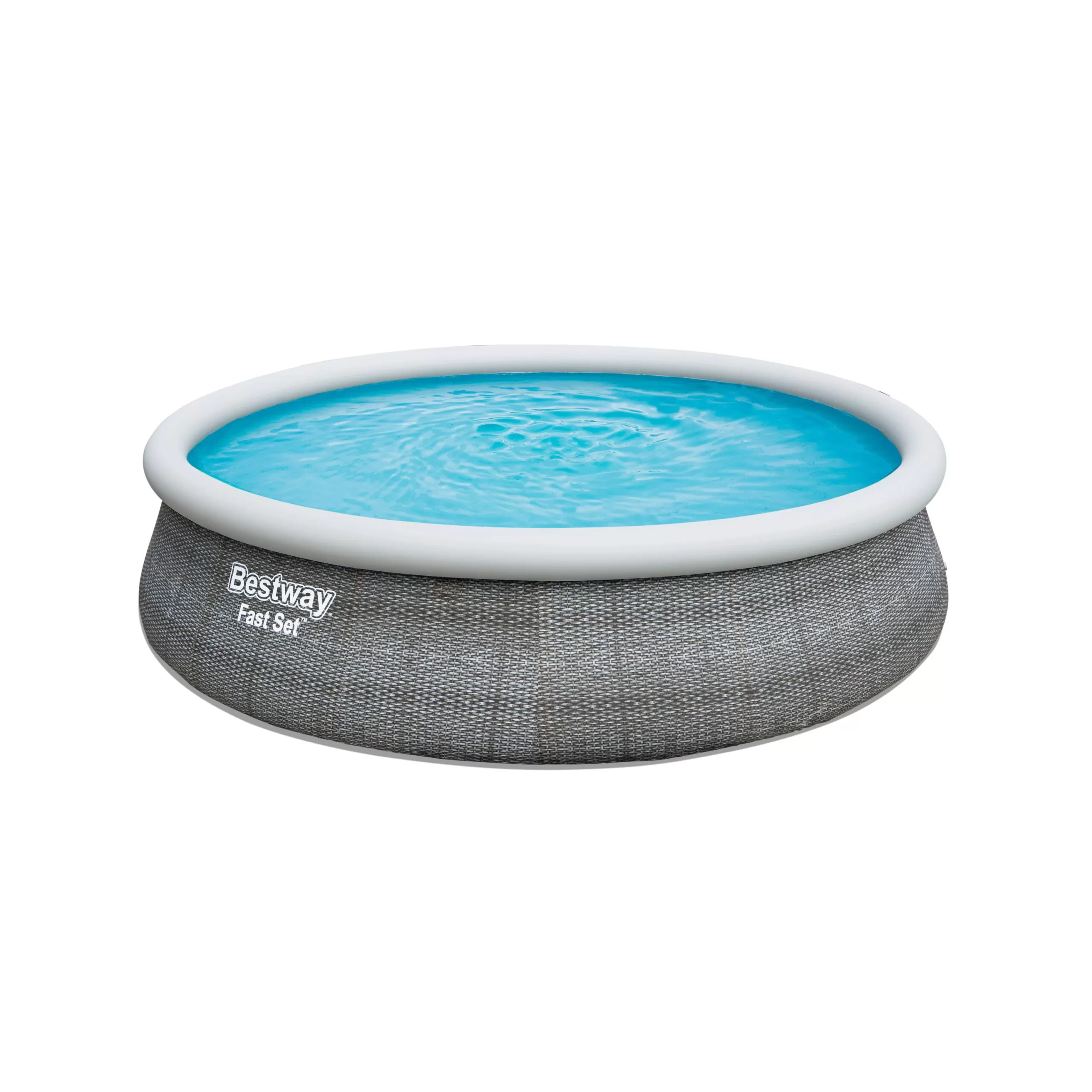 Bestway 15' Circle 42" Deep Metal-Walled Above Ground Pool