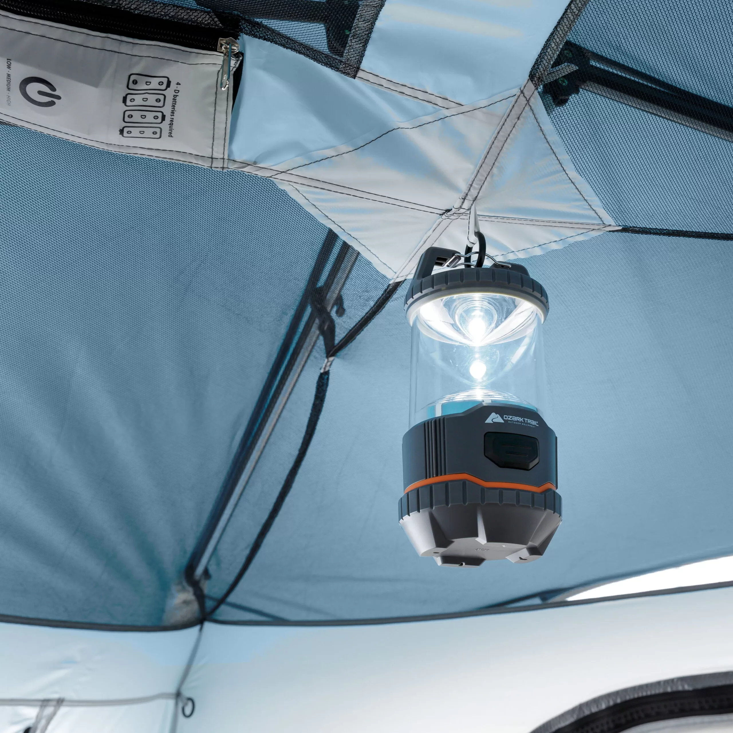Ozark Trail 6-Person Instant Cabin Tent with LED Light