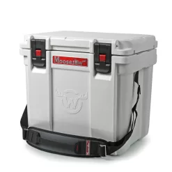 Moosejaw 25 Quart Ice Fort Hard Cooler with Microban, Snow