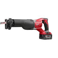 Milwaukee 2621-21 M18 18V Lithium-Ion Cordless SAWZALL Reciprocating Saw W/(1) 3.0Ah Batteries, Charger, Hard Case