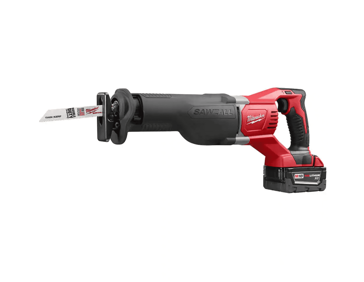 Milwaukee 2621-21 M18 18V Lithium-Ion Cordless SAWZALL Reciprocating Saw W/(1) 3.0Ah Batteries, Charger, Hard Case
