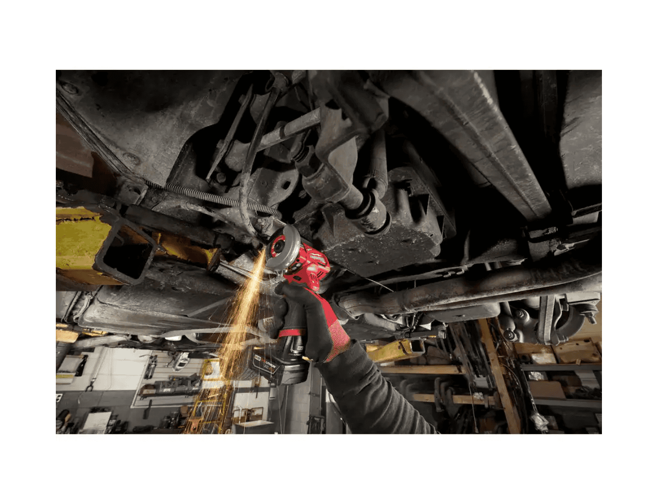 Milwaukee 2522-21XC-2457-20 M12 FUEL 12-Volt 3 in. Lithium-Ion Brushless Cordless Cut Off Saw Kit W/ M12 3/8 in. Ratchet