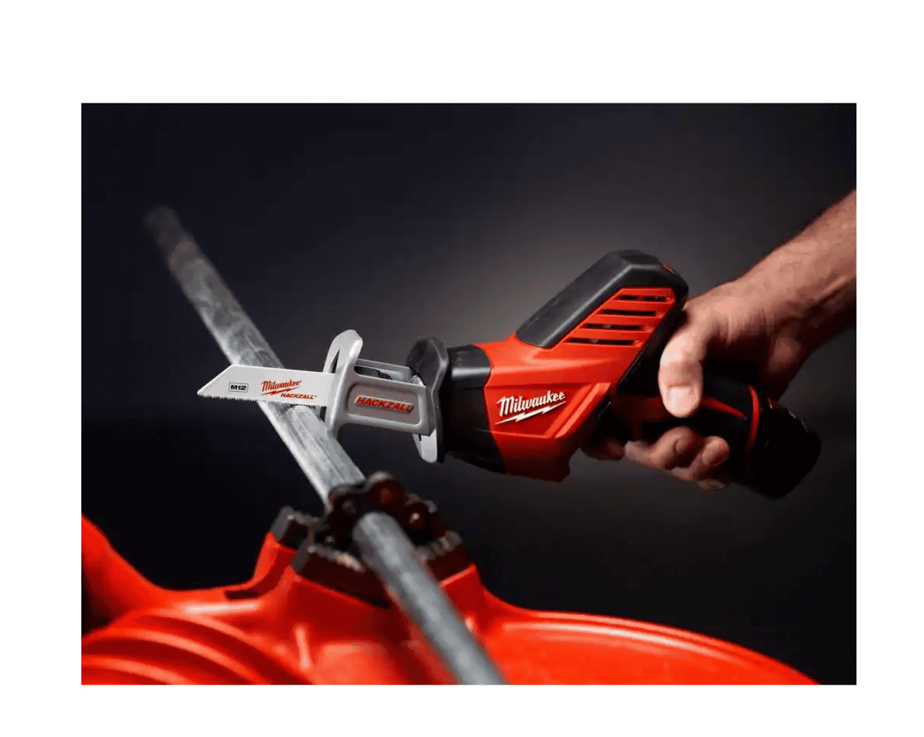 Milwaukee 2420-21 M12 12V Lithium-Ion HACKZALL Cordless Reciprocating Saw Kit with One 1.5Ah Batteries, Charger and Tool Bag