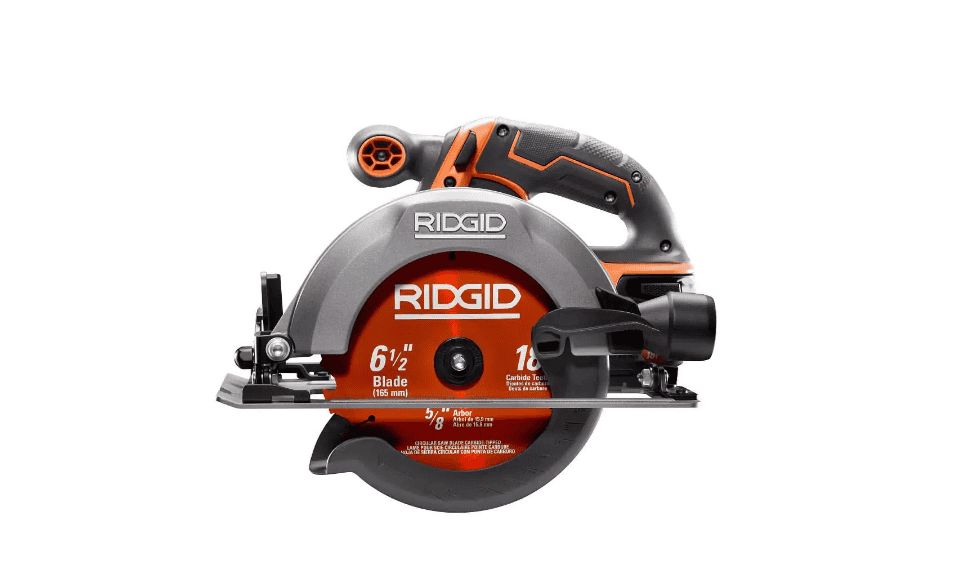 RIDGID R9207 18V Cordless 1/2 in. Drill/Driver and 6-1/2 in. Circular Saw Combo Kit with 2.0 Ah and 4.0 Ah Battery, Charger, and Bag