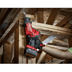 Milwaukee 2719-20-48-59-1835 M18 FUEL 18-Volt Lithium-Ion Brushless Cordless HACKZALL Reciprocating Saw with 3.0 Ah Battery and Charger