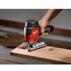 Milwaukee 2445-20-48-11-2440 M12 12V Lithium-Ion Cordless Jig Saw with 4.0 Ah Battery