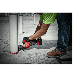 Milwaukee 2719-21-48-00-5226 M18 FUEL 18V Lithium-Ion Brushless Cordless HACKZALL Reciprocating Saw Kit with Carbide Teeth AX SAWZALL Blade