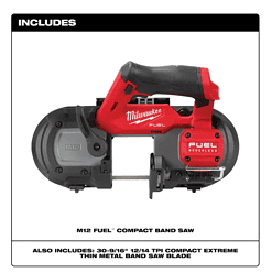 Milwaukee Band Saw 2529-20 M12 FUEL 12V Lithium-Ion Cordless Compact (Tool-Only)