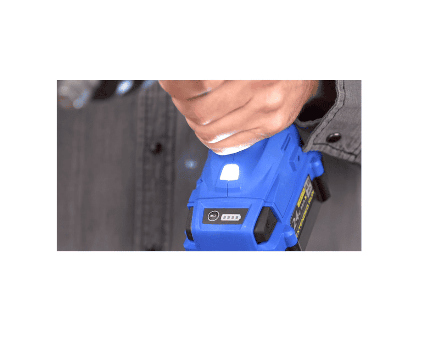 Kobalt KIW 1524A-03 24-volt Max Variable Speed Brushless 1/2-in Drive Cordless Impact Wrench (1-Battery Included) - Image 7