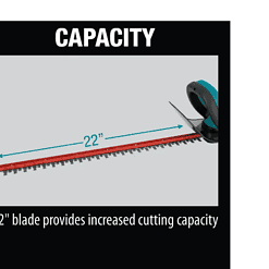 Makita XHU02Z 22 in. 18-Volt LXT Lithium-Ion Cordless Hedge Trimmer (Tool-Only)